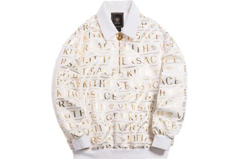 versace kith quarter zip.